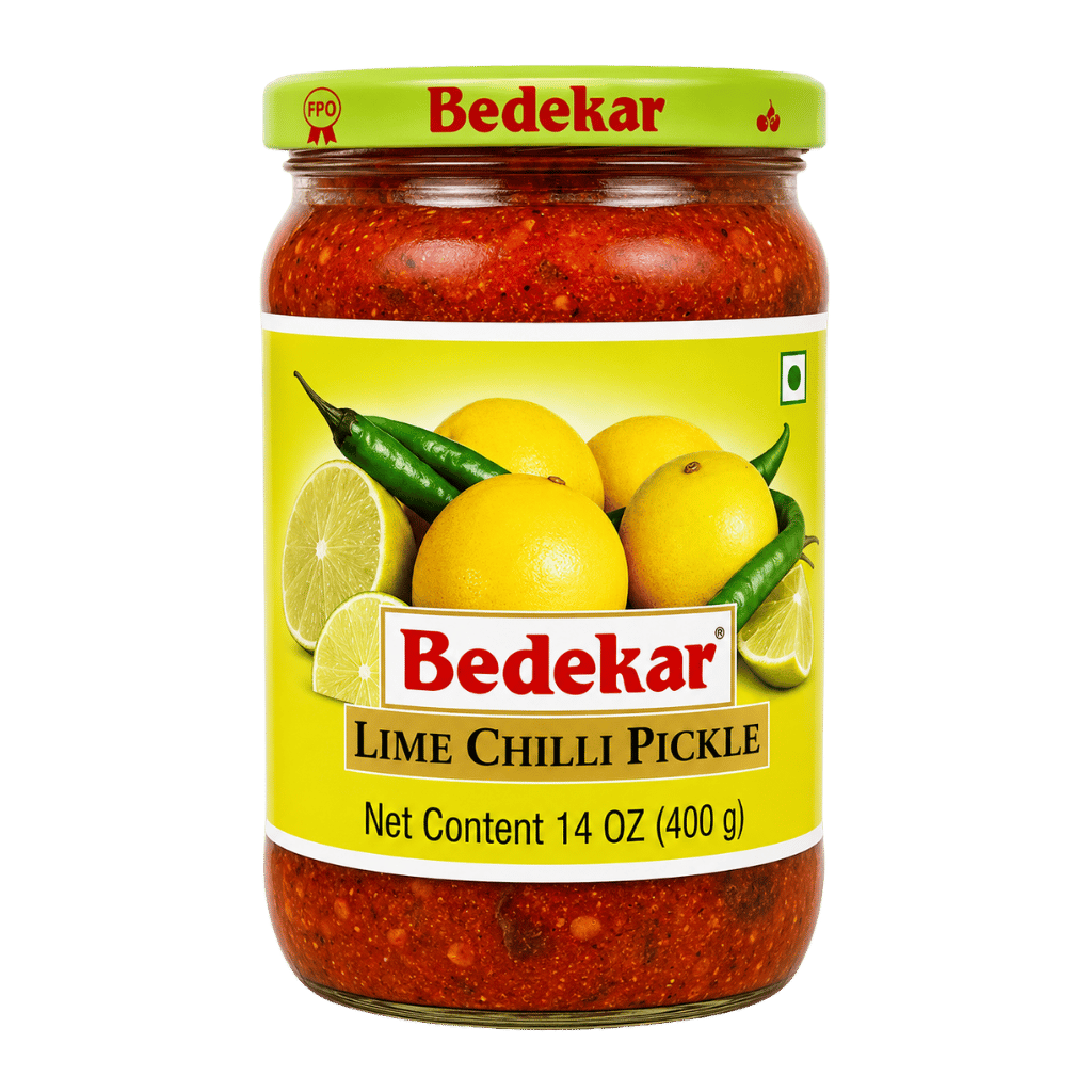 Bedekar Lime Chilli Pickle 400 g buy online USA - 1